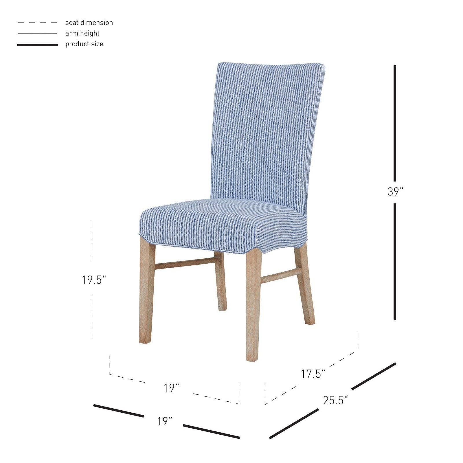 New Pacific Direct Milton Fabric Chair, (Set of 2) -  268239-637-N
