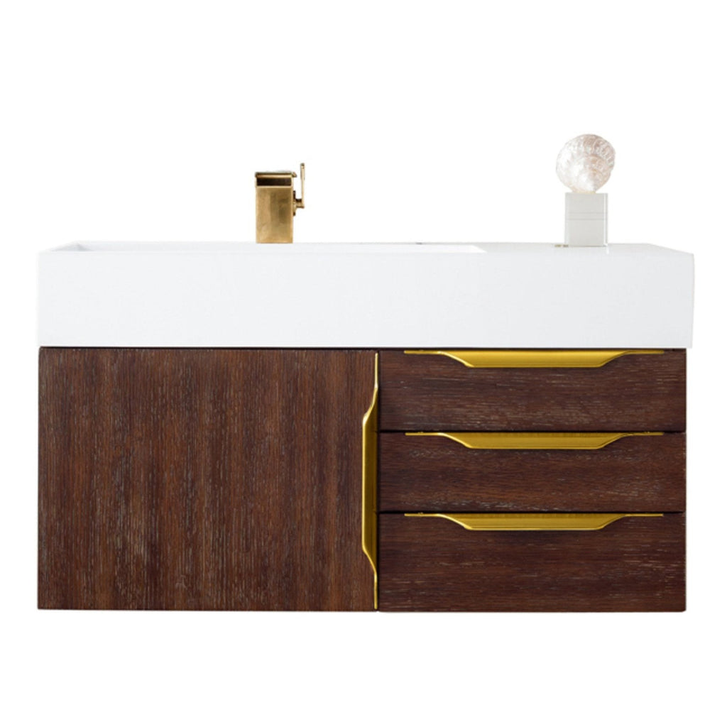 James Martin Vanities Mercer Island 36" Single Vanity - 389-V36-AGR-G-DGG