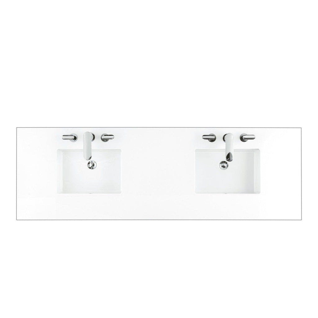 James Martin Vanities Mykonos 72" Double Vanity - 550-V72-CIN-3AF