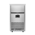 KOOLMORE 18 in. 100 lbs./24 hrs. Commercial & Residential Crescent Ice Maker with 30 lbs. of Storage Capacity in Stainless-Steel  - KMCIM100CRSS