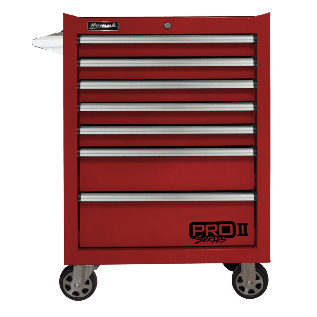 Homak 27″ Pro II Series 7 Drawer Roller Cabinet - BK04027702