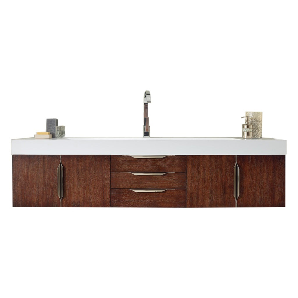 James Martin Vanities Mercer Island 72" Single Vanity - 389-V72S-AGR-G-DGG