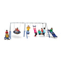 XDP Fun All Mighty Swing Set w/See Saw, Super Disc, Swings, & Slide (Used) - 305926