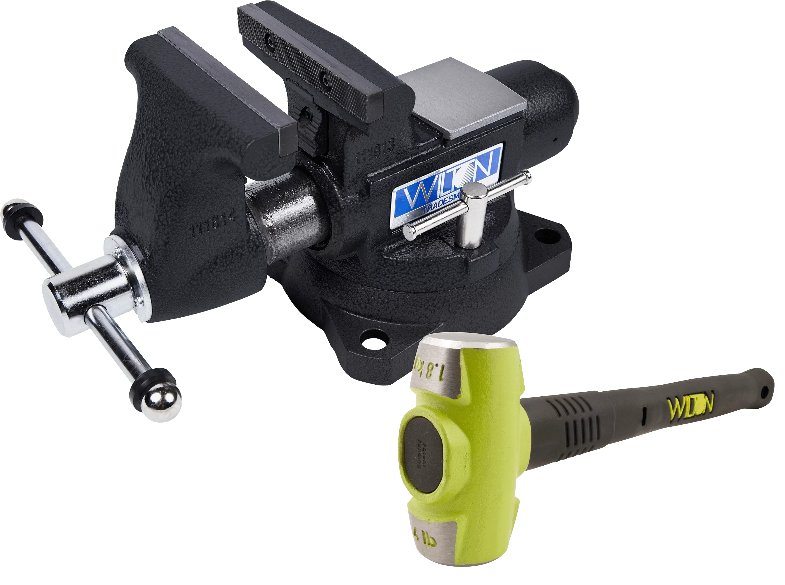 WILTON Special Edition Tradesman 1755 Vise w/ B.A.S.H 20416 Sledge Hammer - WL9-28806A