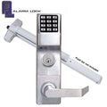 Alarm Lock Trilogy - ETDL27S1G - T2 Series Panic Exit Trim Keypad Digital Lock - 26D - Satin Chrome - Optional Prepping