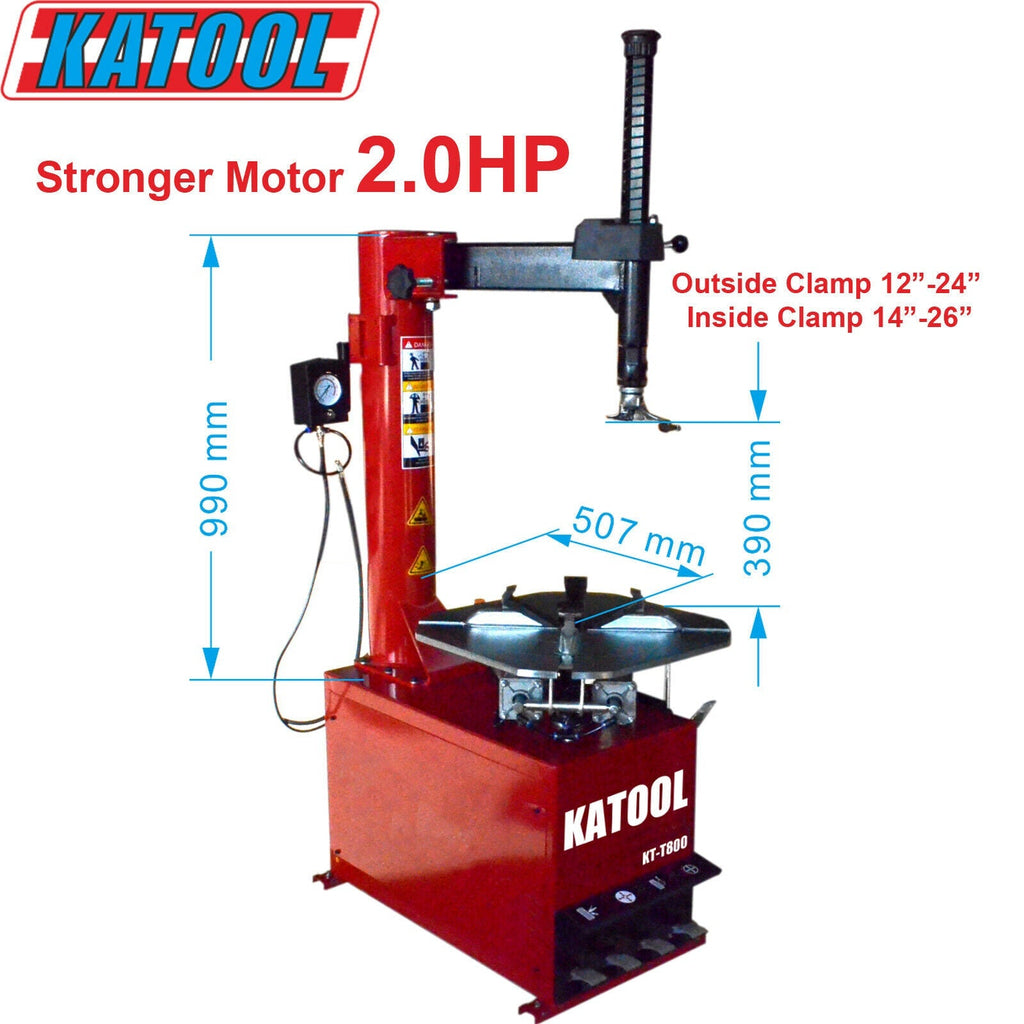 Katool KT-T800 & KT-B700 Tire Changer and Balancer Combo