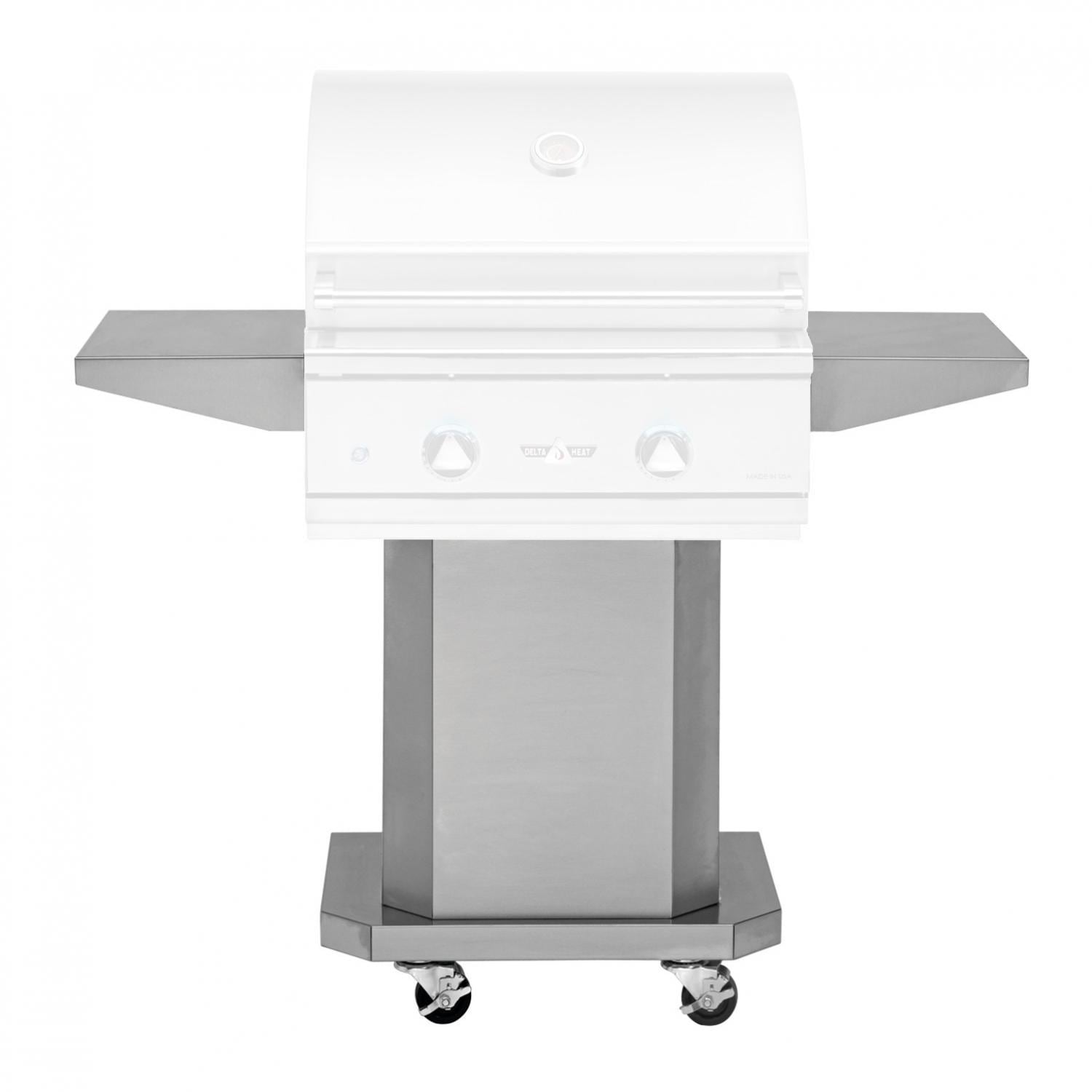 Delta Heat: 26" Pedestal CART ONLY (for DHBQ26G-D) - DHPB26-C