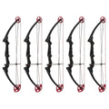 Genesis Archery Original Adjustable Right Handed Compound Bow, Black (5 Pack) - 323580