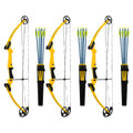Genesis Archery Original Right Hand Compound Bow Kit w/Arrows & Quiver (3 Pack) - 323584