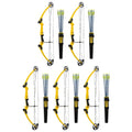 Genesis Archery Original Left Handed Compound Bow Archery Kit, Yellow (5 Pack) - 323641