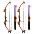Genesis Archery Original Left Hand Compound Bow Kit w/Arrows & Quiver (2 Pack) - 323650