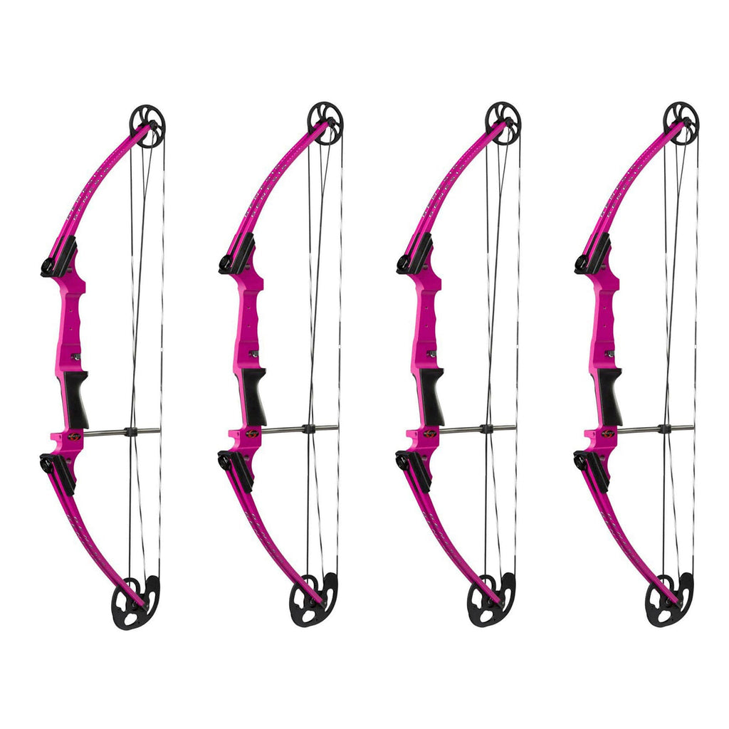 Genesis Archery Compound Bow Adjustable Sizing for Right Handed, Purple (4 Pack) - 323668