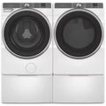 Whirlpool 5.0 cu ft Smart Front Load Washer & Whirlpool 27 Inch Smart Gas Dryer with Whirlpool 15.5 Inch Pedestal for Front Load Washer and Dryer - WGD6720RW
