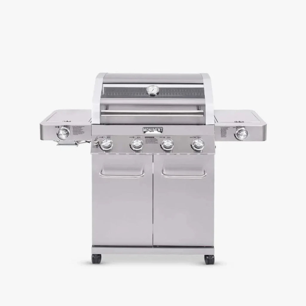 Monument Grills Classic 35633 Series | 4 Burner Propane Gas Grill in Stainless Steel - 35633