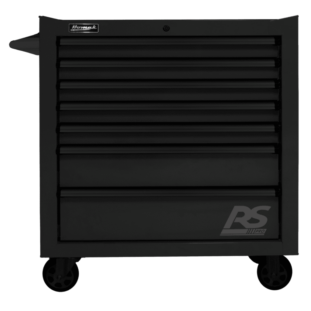 Homak 36" RS Pro 7 Drawer Rolling Cabinet -  BK04036070