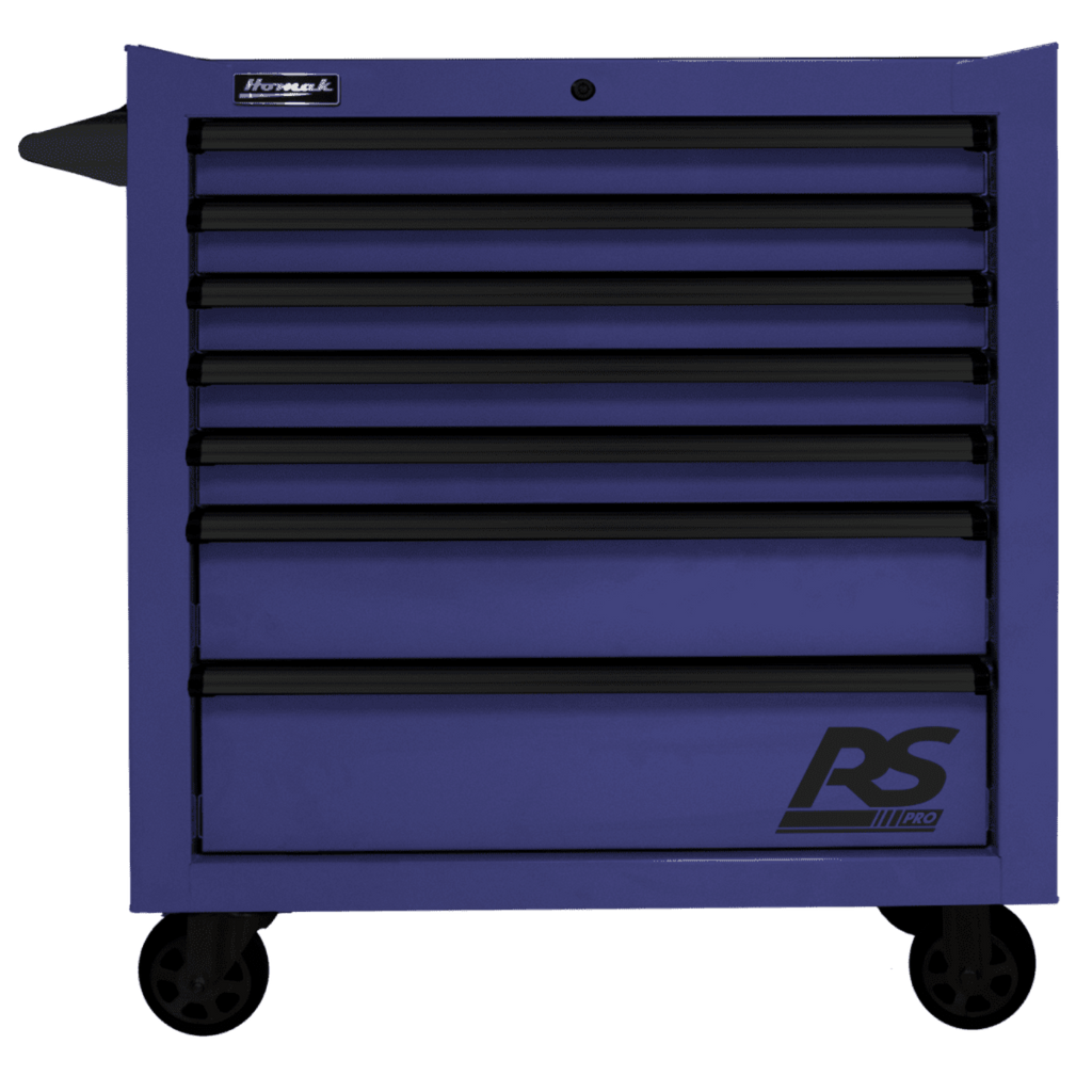 Homak 36" RS Pro 7 Drawer Rolling Cabinet -  BK04036070