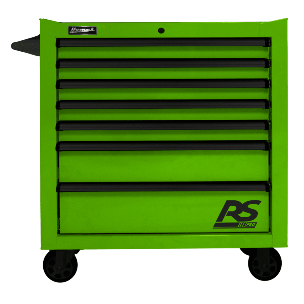 Homak 36" RS Pro 7 Drawer Rolling Cabinet -  BK04036070