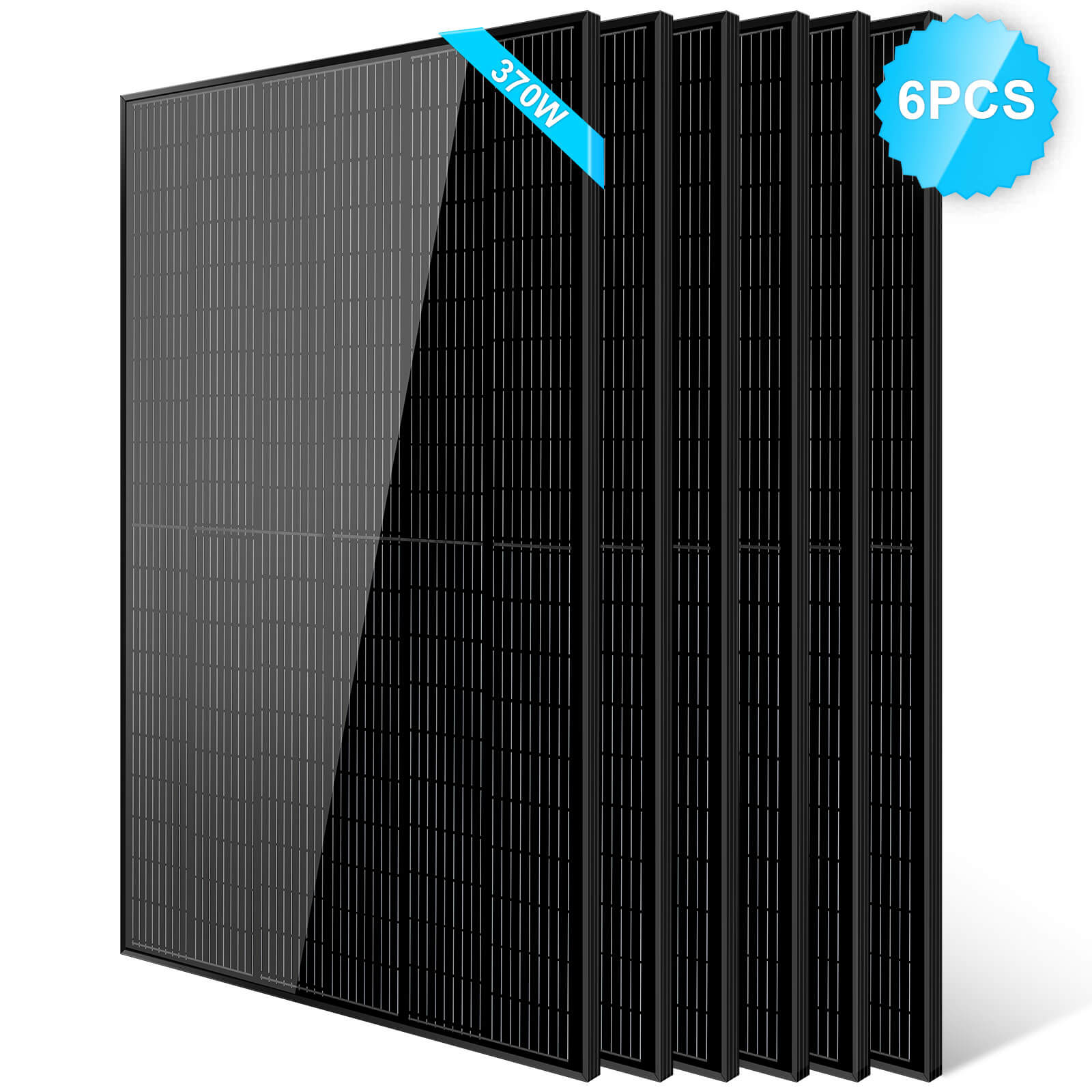 Sungold Power 370W Mono Black PERC Solar Panel UL 61730 - SG-370WMBx2