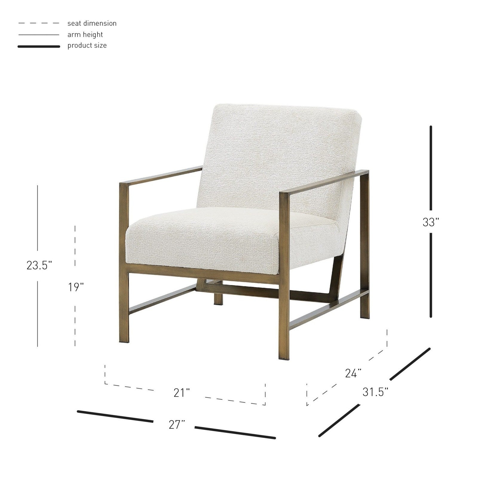 New Pacific Direct Francis Fabric Accent Arm Chair  - 3900075-567