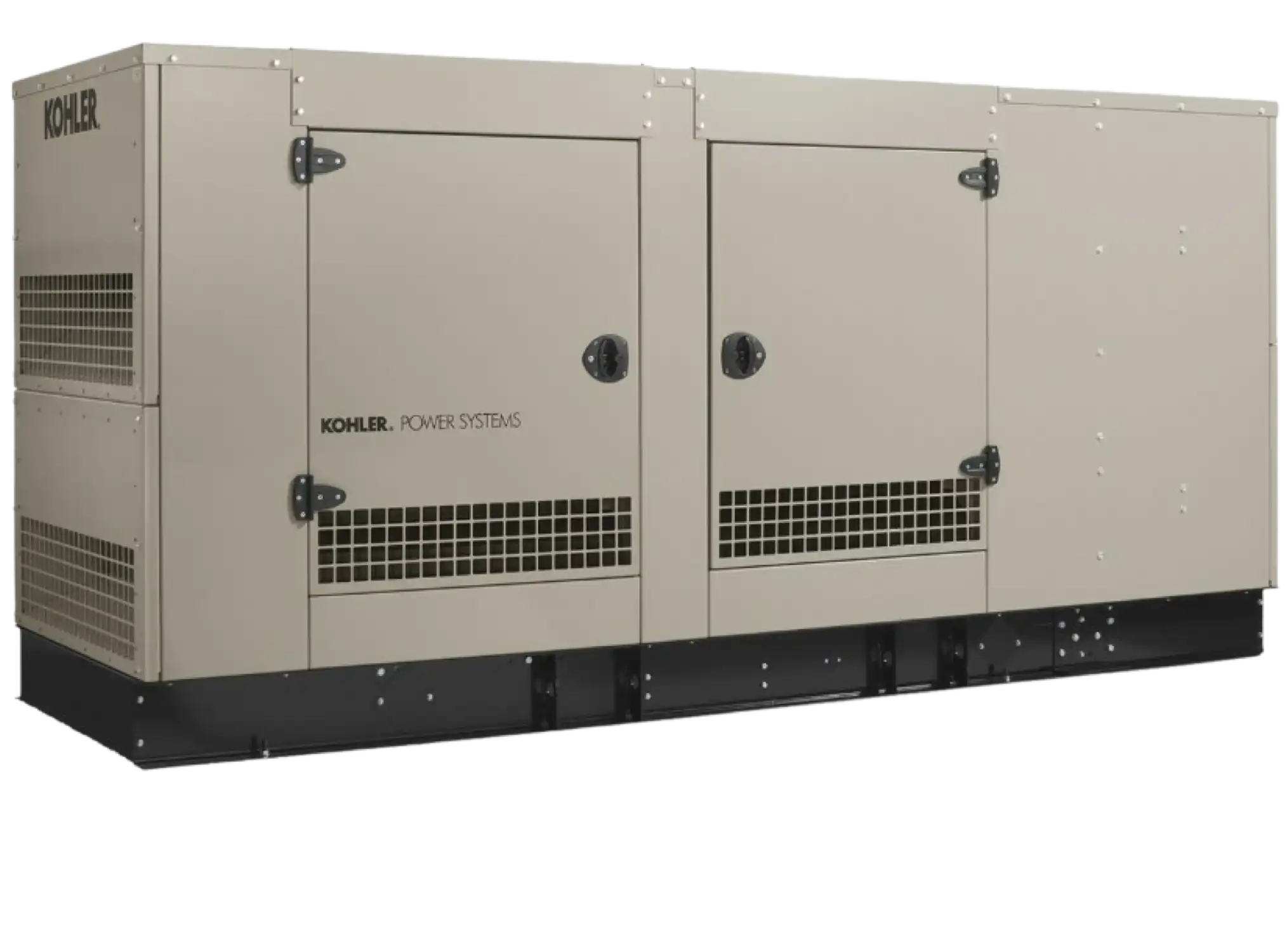 Kohler 150KW 120/208V 3-Phase Standby Generator Aluminum New - 150ERESC-QS10