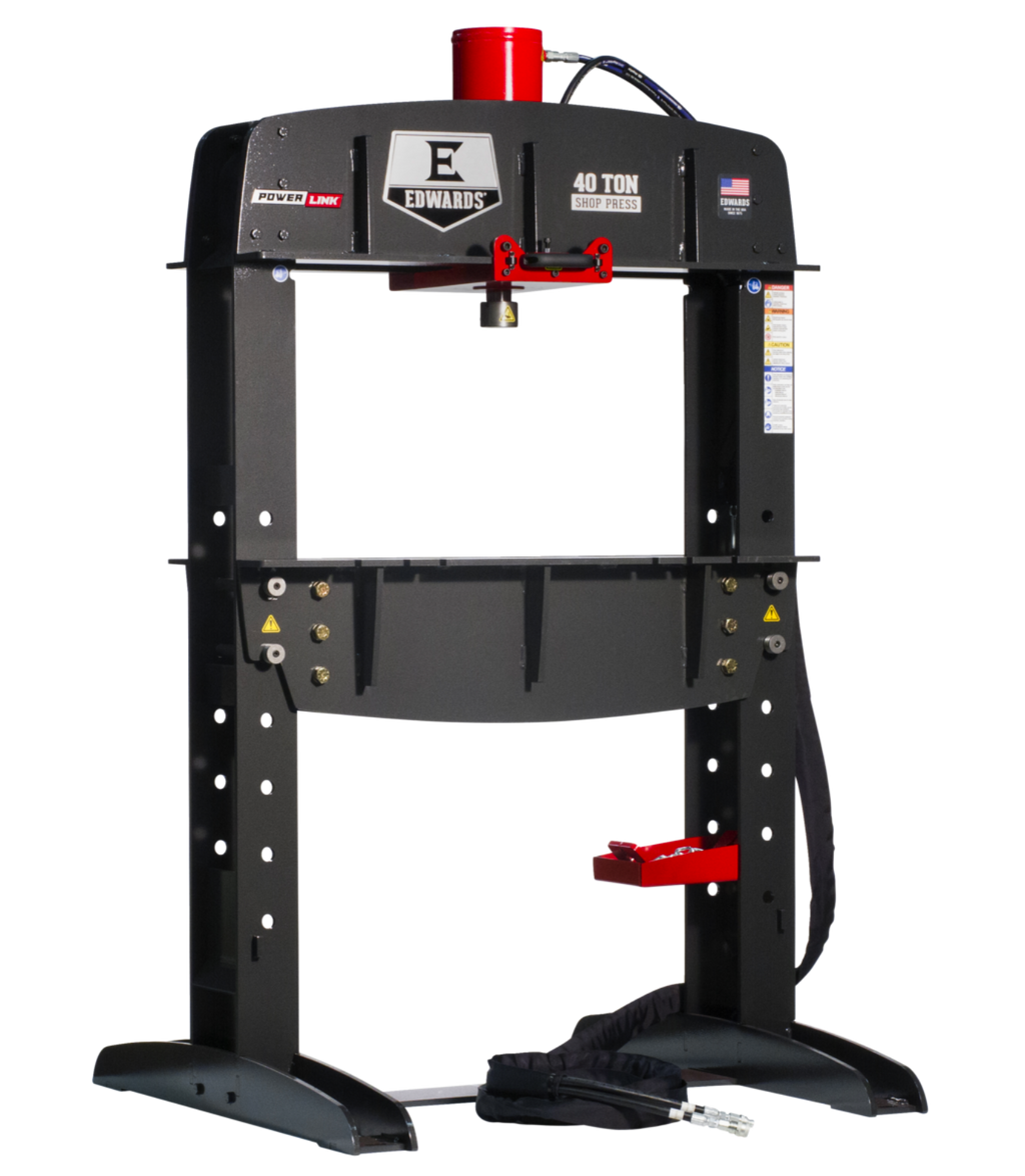 EDWARDS 40 Ton Shop Press & Portable Power Unit - ED9-HAT4010