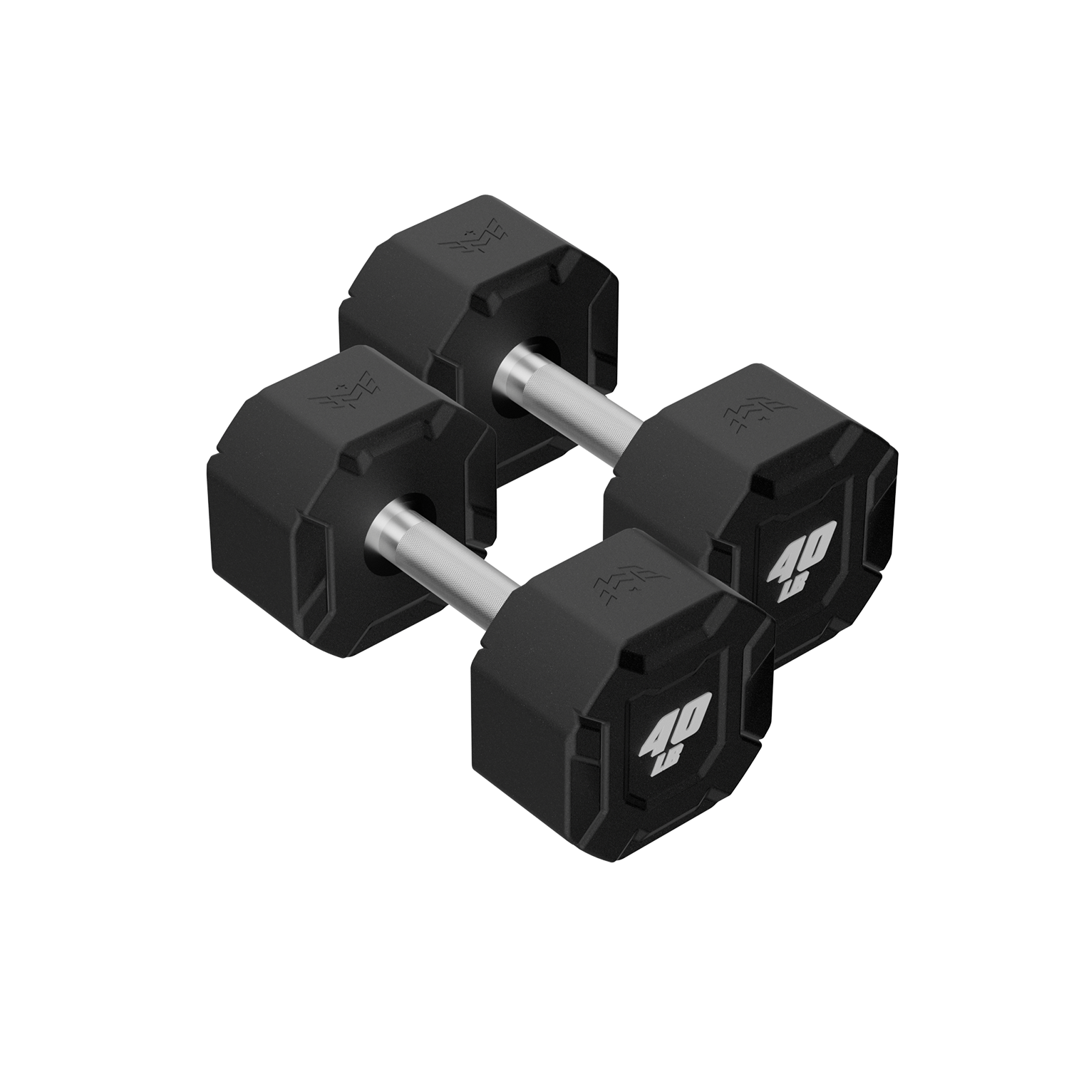 Major Fitness Urethane Octagonal-Shield Dumbbells - DBSET5-55