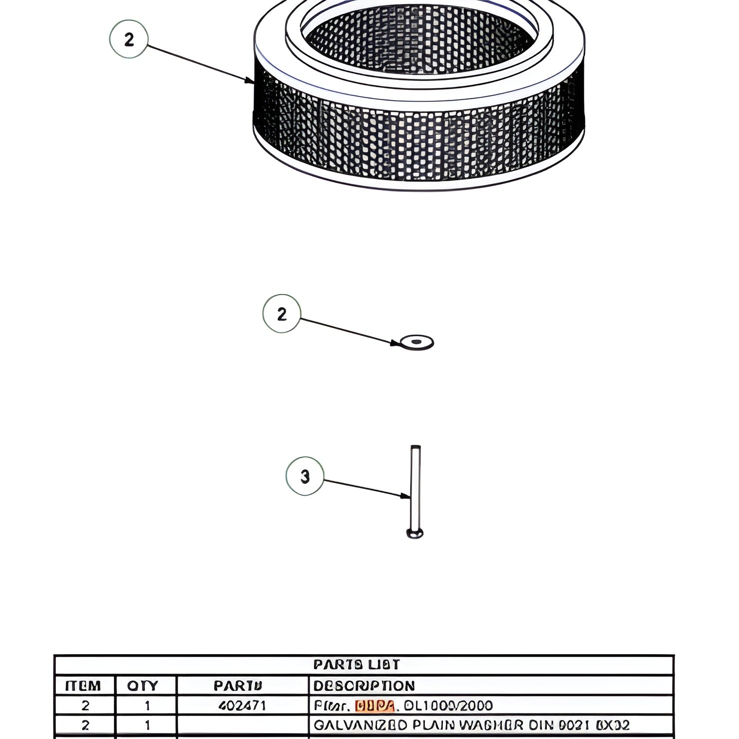 National Equipment HEPA Filter - 402471