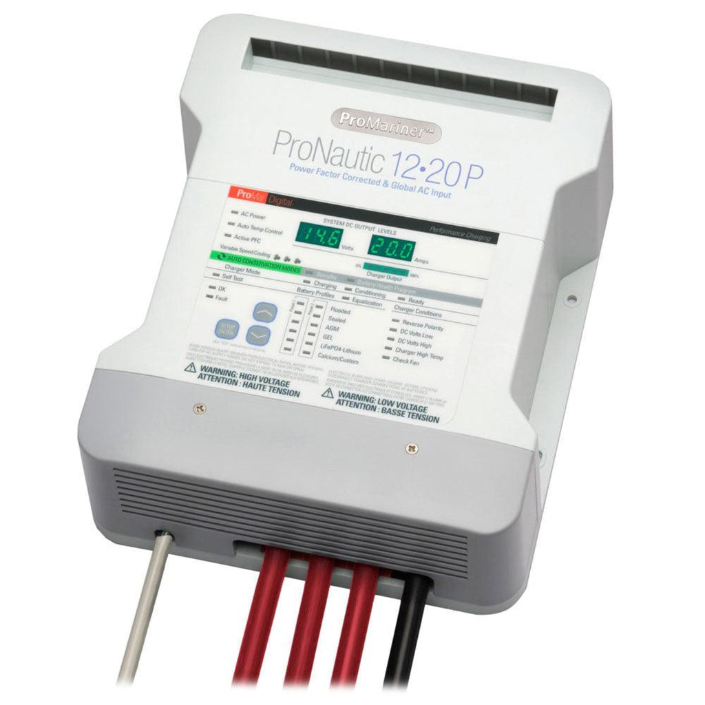 ProMariner ProNautic 1220P 20 Amp 3 Bank Battery Charger [63120] - CWR-41144