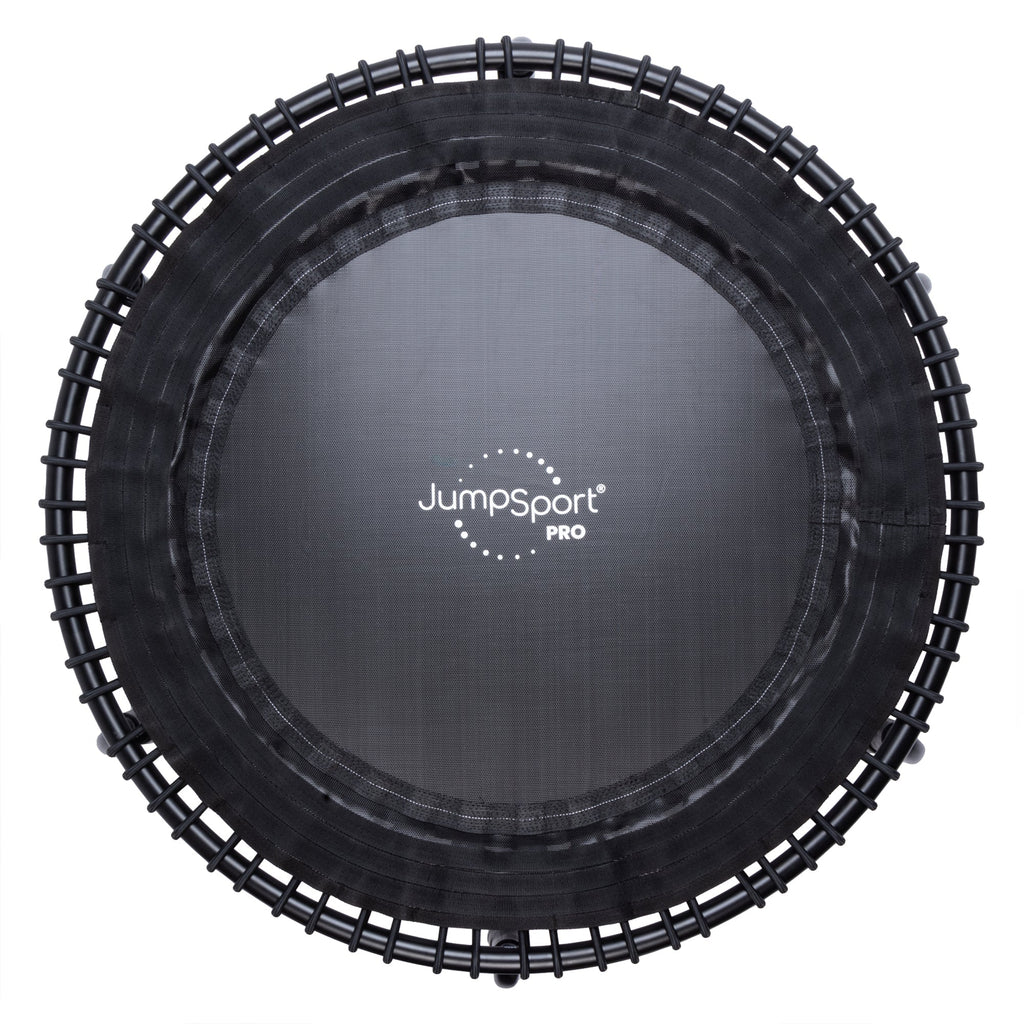 Disc-O-Bed JumpSport 550 Workout Rebounder for Adults, 44" | PRO CE | Mini Exercise Fitness Trampoline Jumper with Cables | Black - 414166