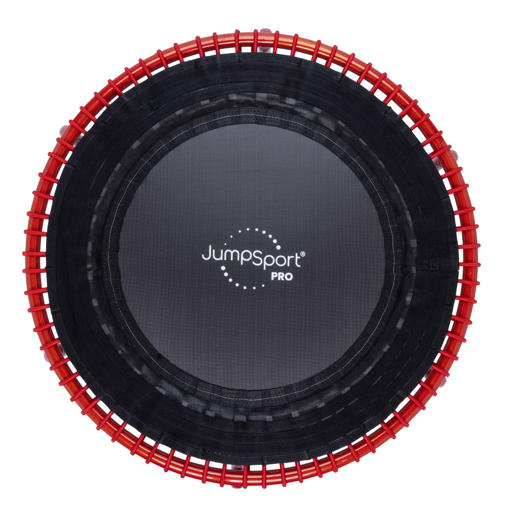 Disc-O-Bed JumpSport 350 PRO Fitness Trampoline, Cardio Workout Equipment, 39 Inch, Ignite - 415469