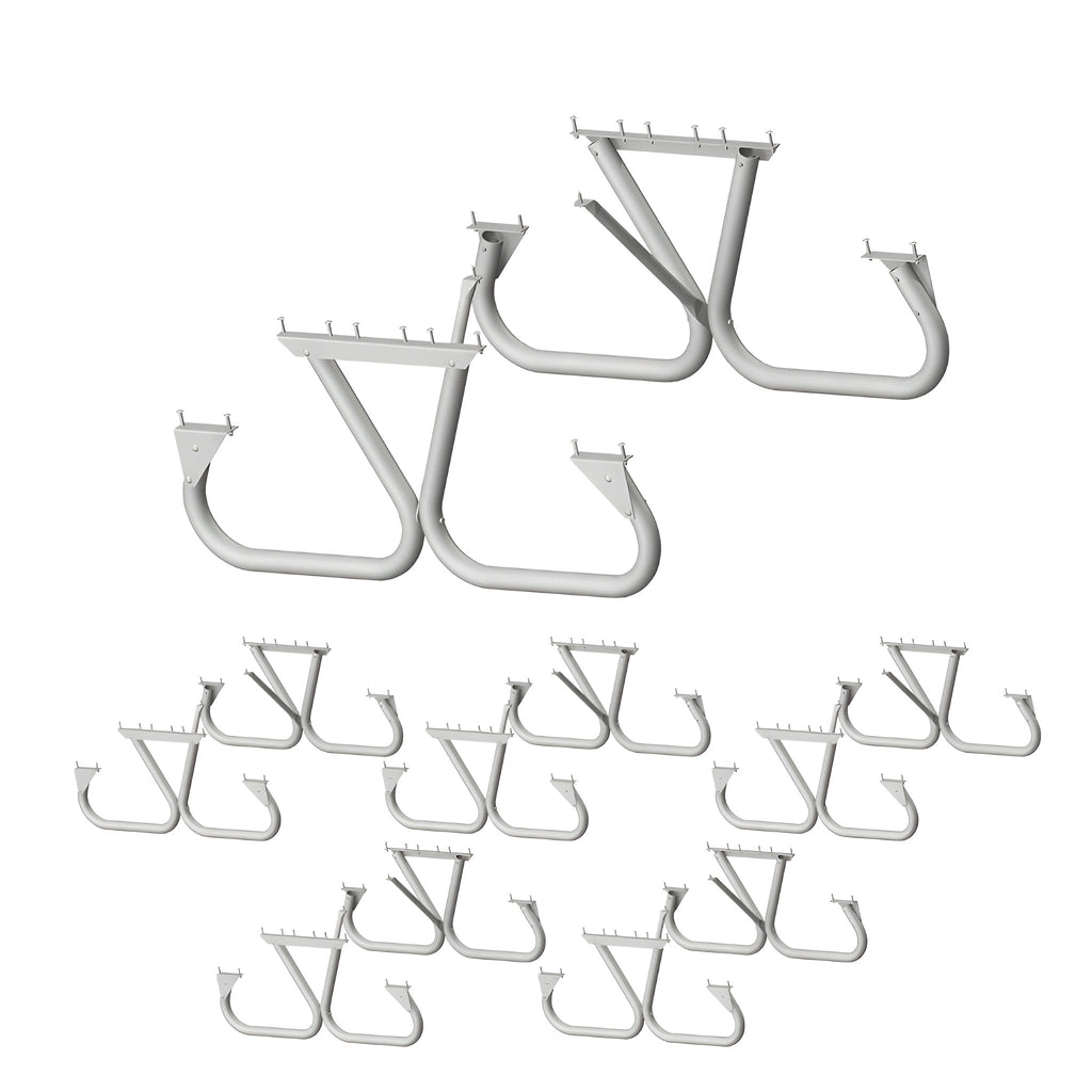 Pilot Rock 6 Pack 6'/8' Outdoor Steel Non Tip Picnic Table Leg Kits (Frame Only) - 415922