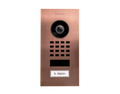 DoorBird D1101V Flush-Mount IP Video Intercom, 1 Call Button in Bronze - 423867444