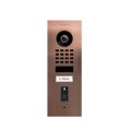 DoorBird D1101FV Fingerprint 50 Flush-Mount IP Video Door Station, 1 Call Button in Bronze - 423872196