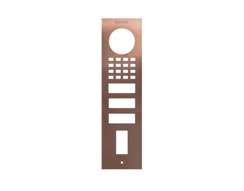 DoorBird Front Panel for D1102FV Fingerprint 50 Surface-Mount in Bronze - 423872400