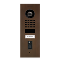 DoorBird D1101FV Fingerprint 50 Flush-Mount IP Video Door Station, 1 Call Button in Architectural Bronze - 423873513