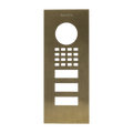 DoorBird Front Panel for D1102V Flush-Mount in Real Burnished Brass - 423873841