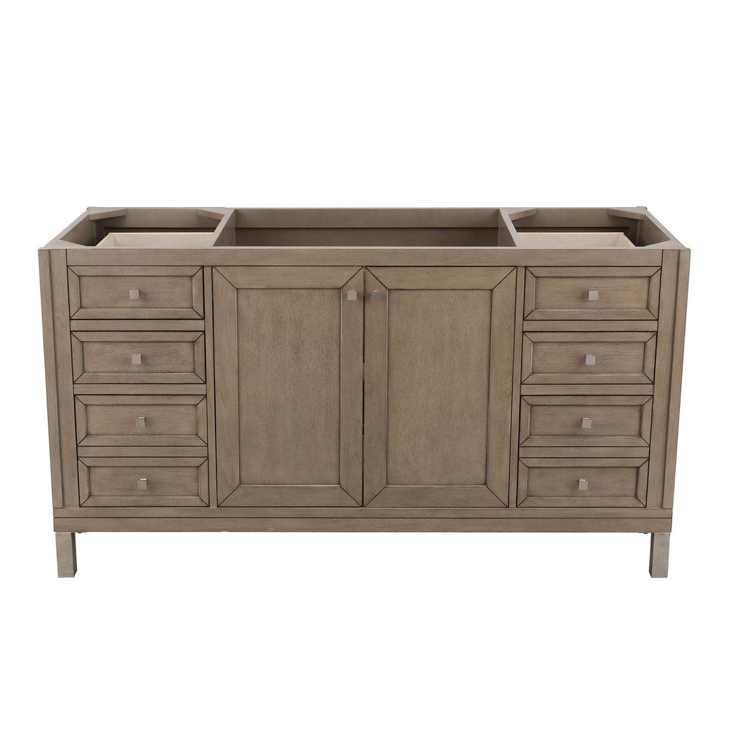James Martin Vanities Chicago 60" Single Vanity - 305-V60S-WWW-3AF