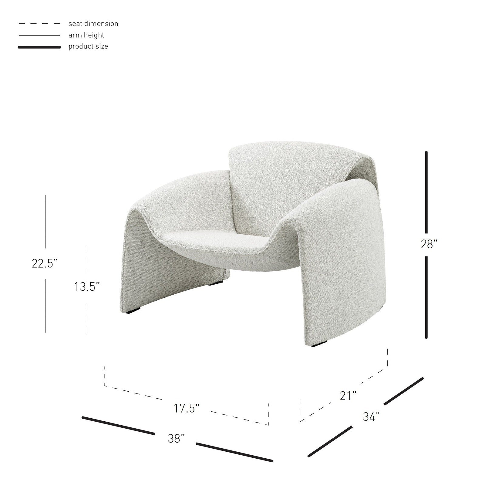 New Pacific Direct Hilda Fabric Accent Arm Chair 4400064-563 - 4400064-563