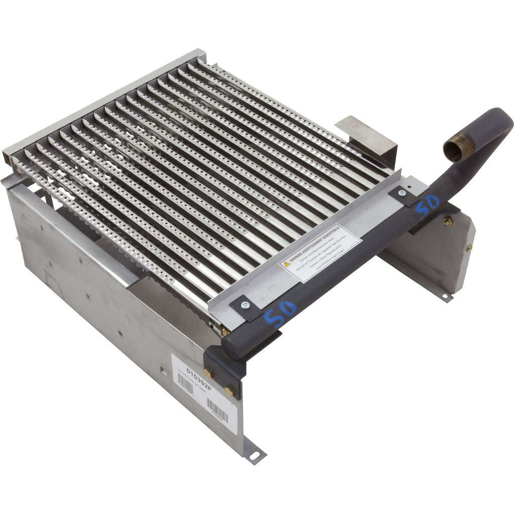 Raypak Burner Tray With Burners For Model 266A Pool Heater  - 010392F
