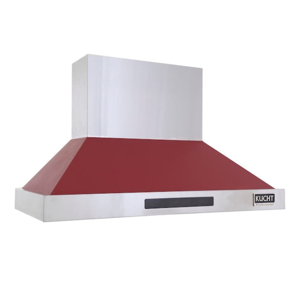 Kucht Professional 30" Wall Mount Range Hood 900 CFM in Re -  KRH3015-R