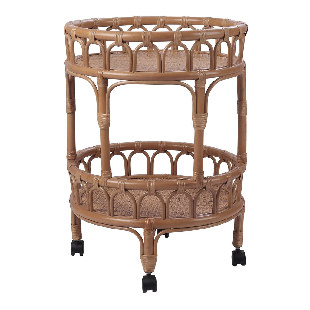 New Pacific Direct Dijon Rattan Cart -  4900032