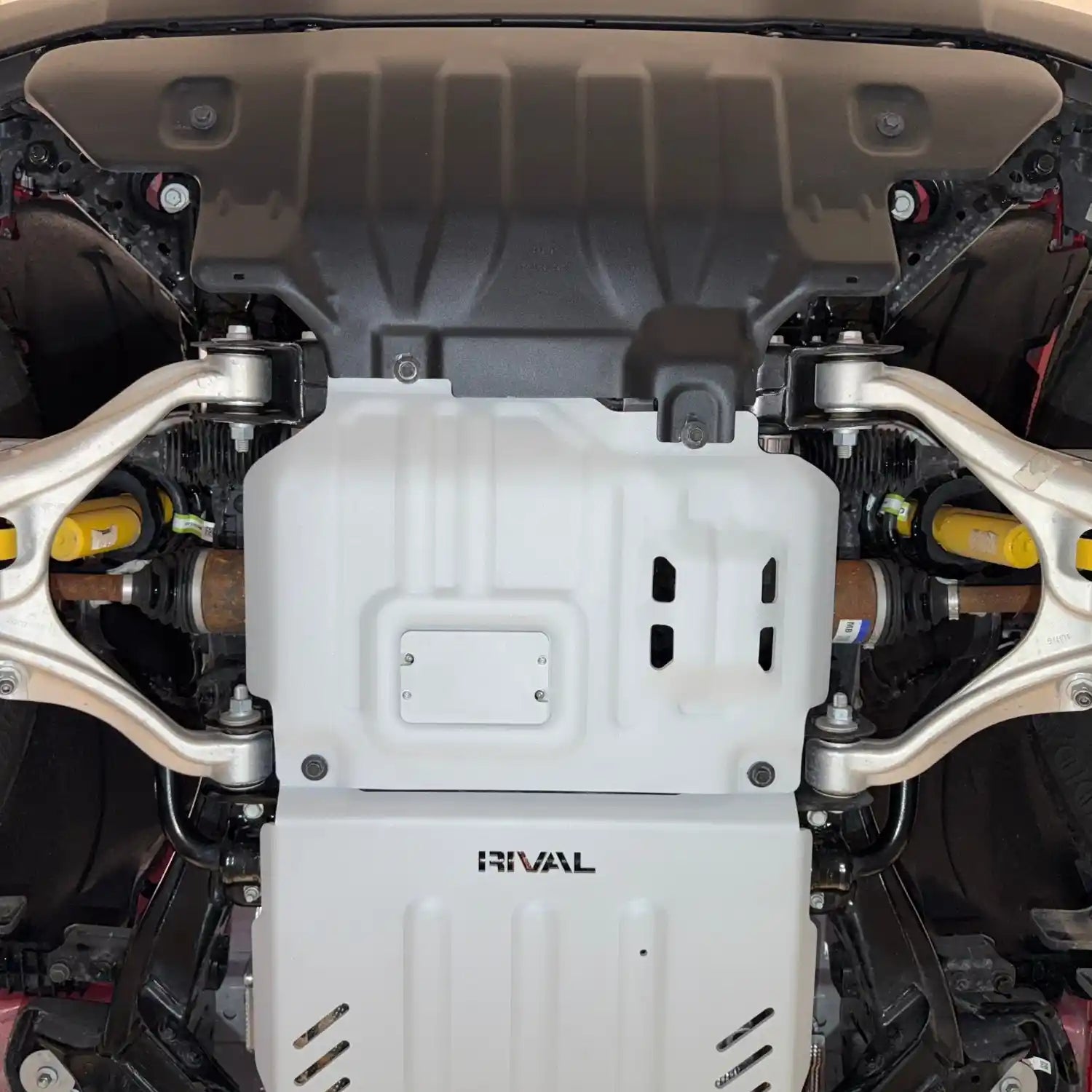 RIVAL Aluminum Engine Skid Plate 2024+ Ford Ranger, Raptor | 2021+ Ford Bronco 2Door 4Door - 2333.1885.1.6