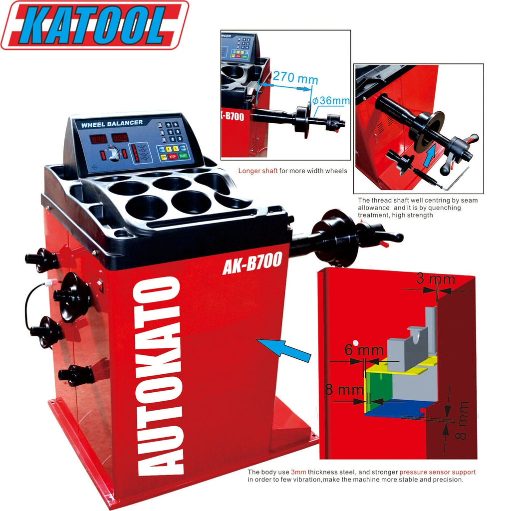 Katool KT-T800 & KT-B700 Tire Changer and Balancer Combo