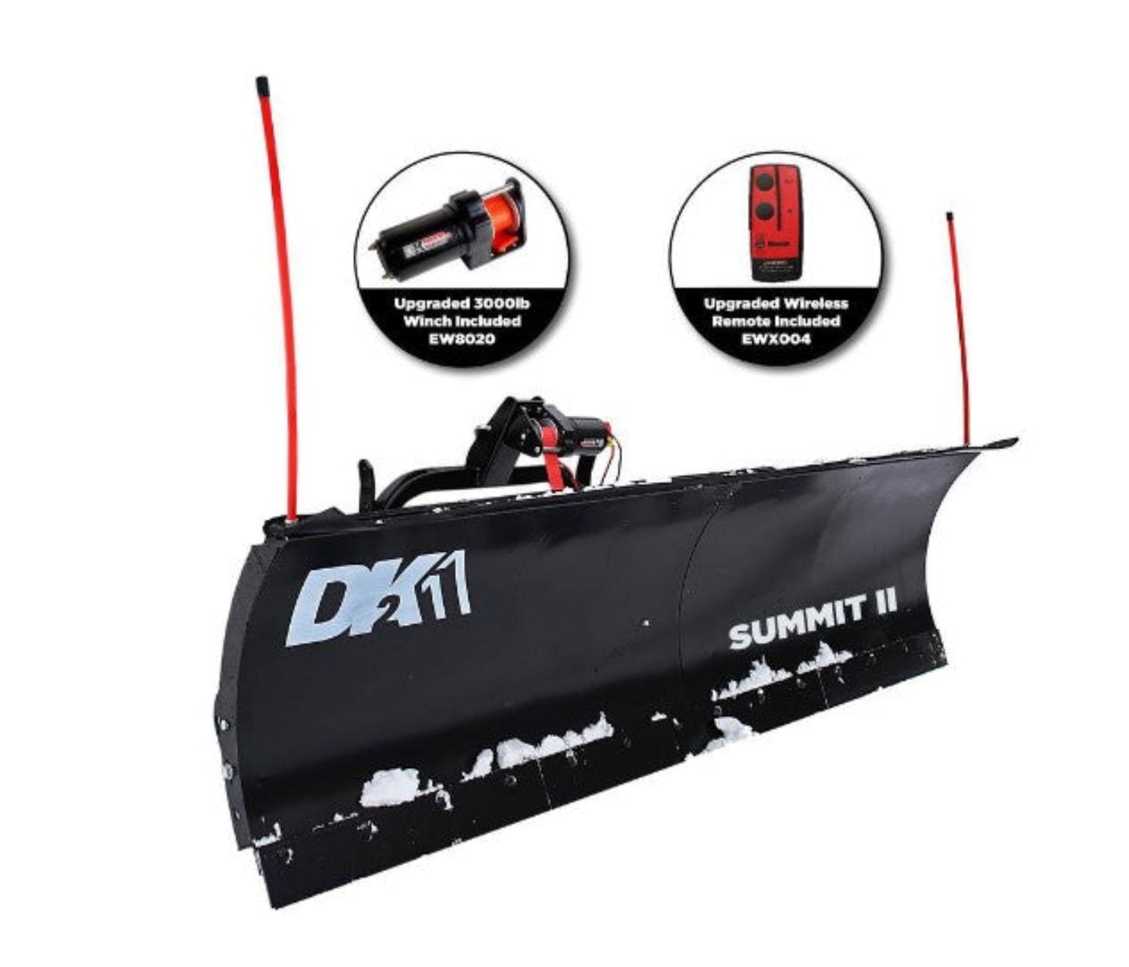 DK2 SUMM8826 Storm II 88 x 26 in. Snow Plow for Trucks and SUV New - SUMM8826