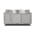 John Boos 4BU4R5-3648-L Work Table with Beverage Cabinet - JB4BU4R53648L