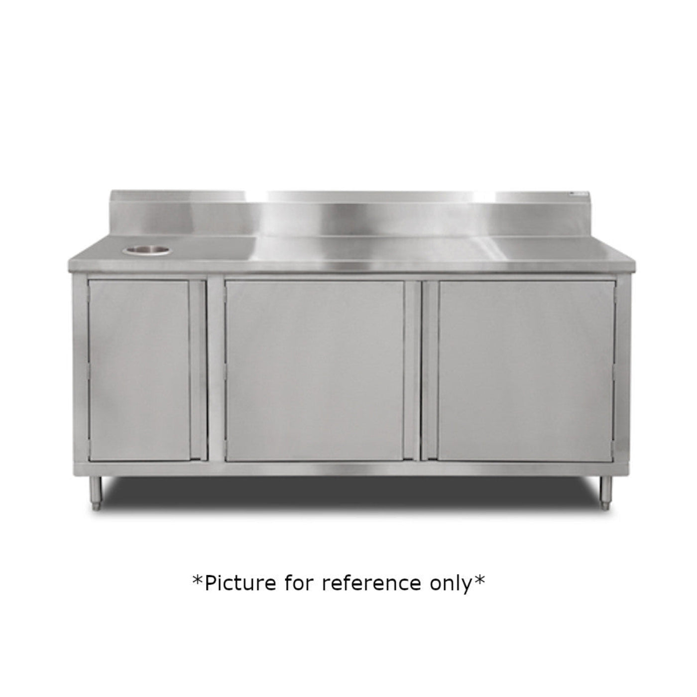 John Boos 4BU4R5-3660-L Work Table with Cabinet Base - JB4BU4R53660L