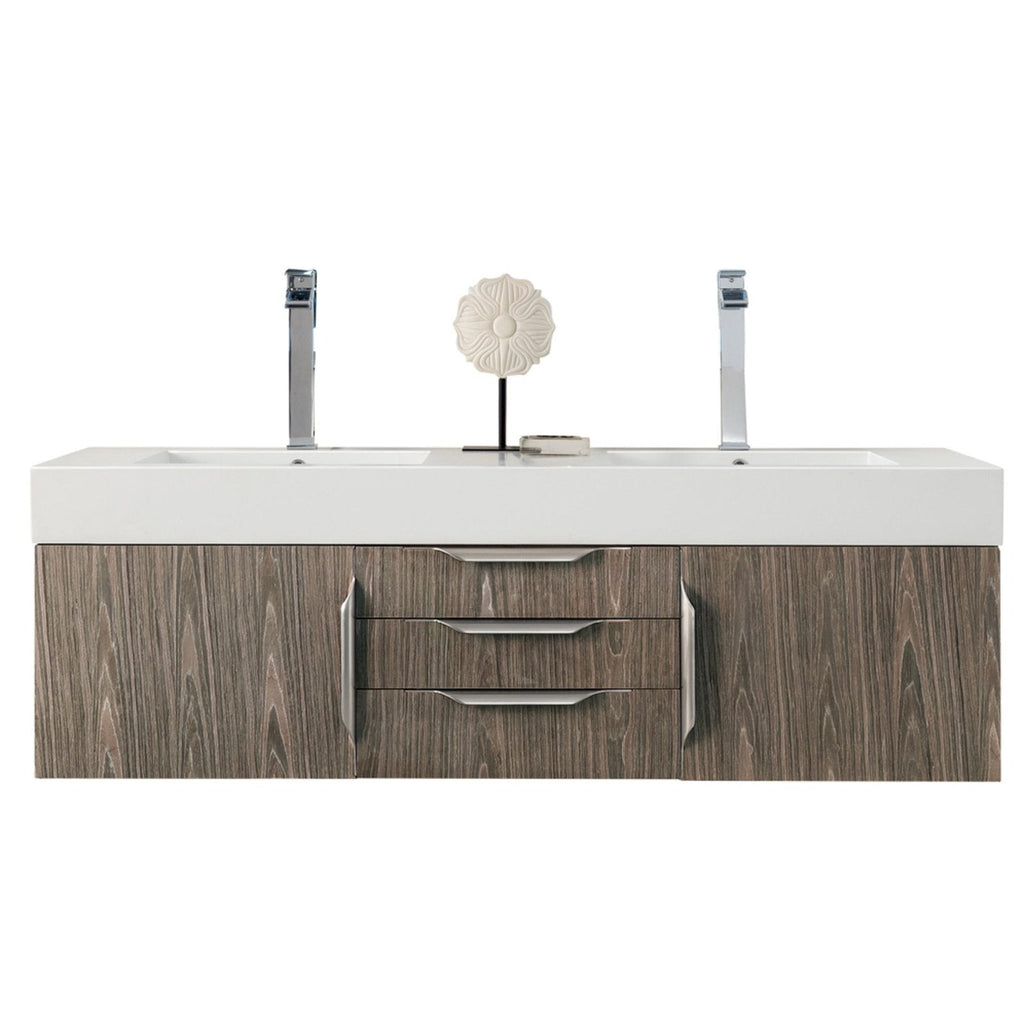 James Martin Vanities Mercer Island 59" Double Vanity - 389-V59D-AGR-G-DGG
