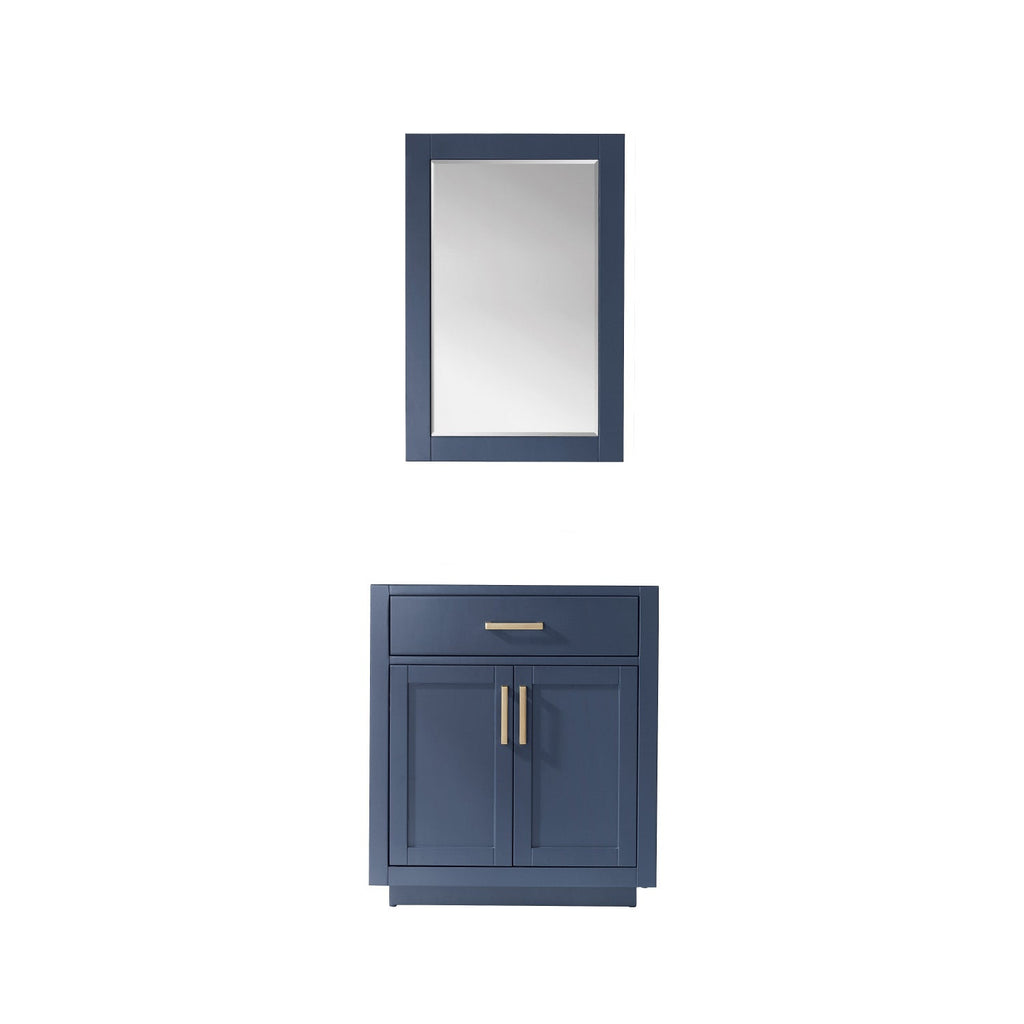 Altair Designs 30" Single Bathroom Vanity Cabinet Only - 531030-CAB-WH-NM