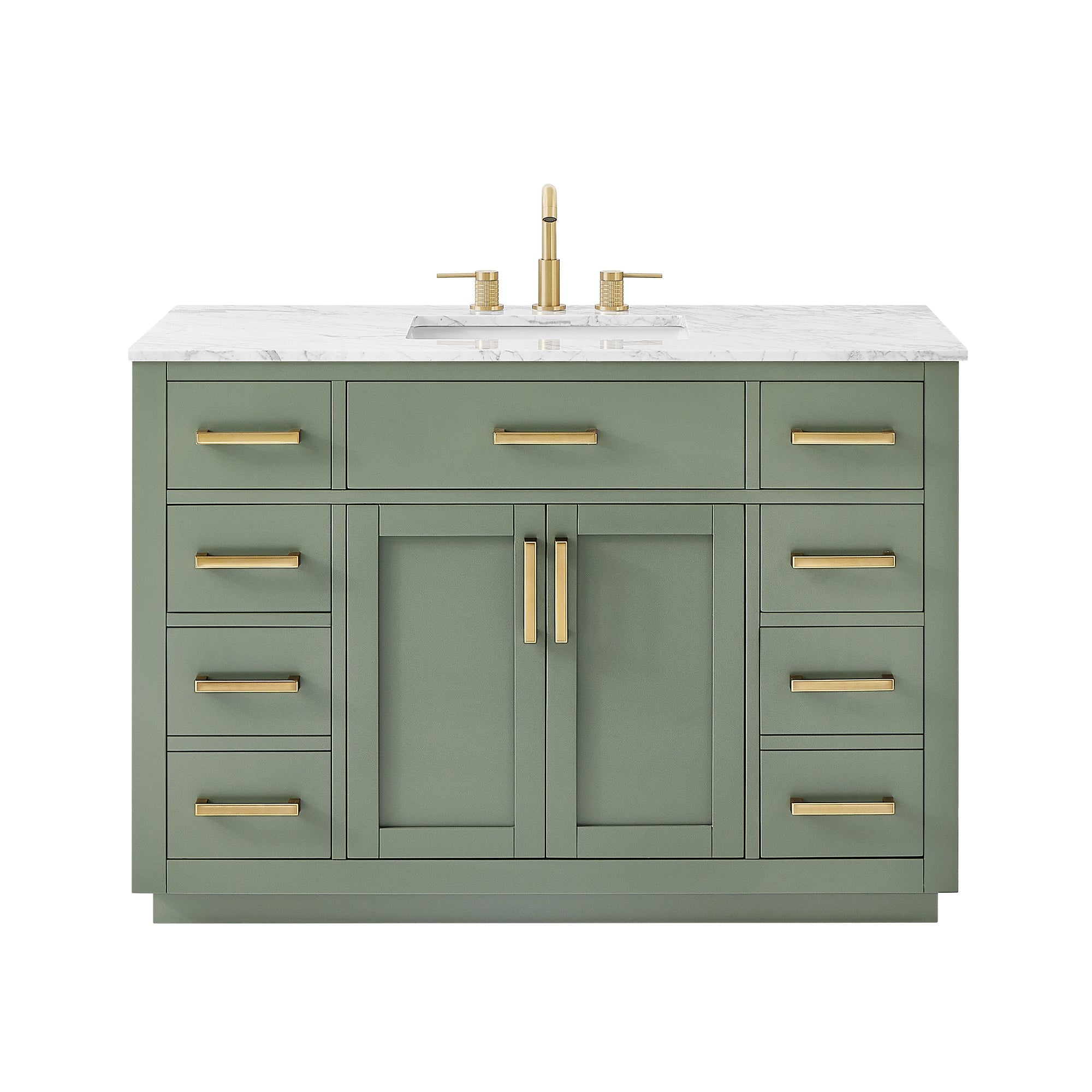 Altair Designs Ivy 30"/36"/48" single vanity with top - 531030-VG-CA-NM