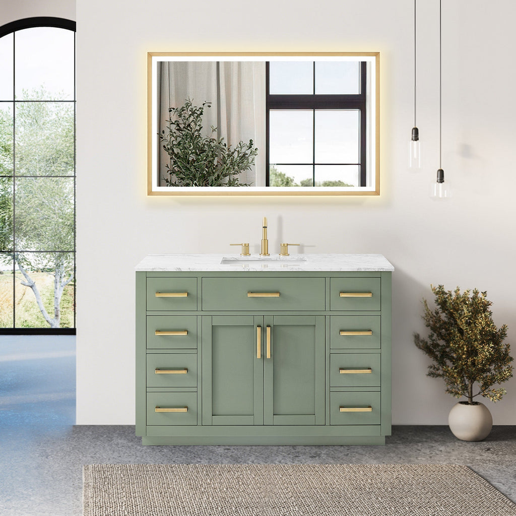 Altair Designs Ivy 30"/36"/48" single vanity with top - 531030-VG-CA-NM